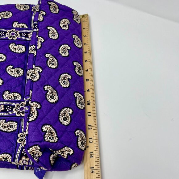 Vera Bradley Shoulder Bag NWT  &  NWT Matching Wristlet Simply Violet - Picture 13 of 16